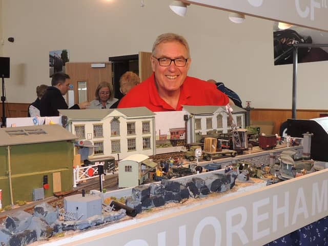 Sleaford and District Model Railway Club chairman Mark Bamford.