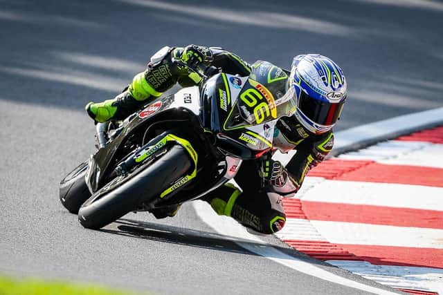 Katie at Stirlings Bend during qualifying at Brands Hatch. Photo: Colin Port Images