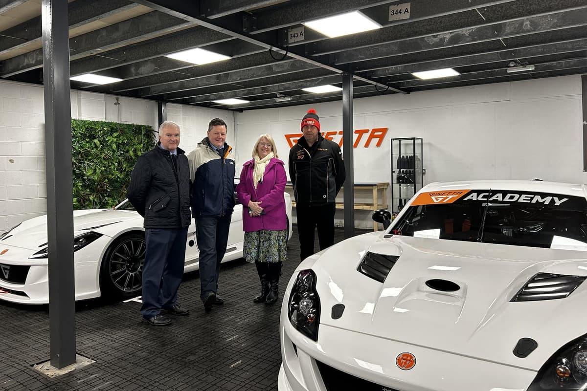 Councillors visit Blyton Park Race Track to recognise its contribution to the district's leisure industry 