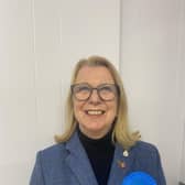 Newly elected Councillor Christine Collard (Conservative).