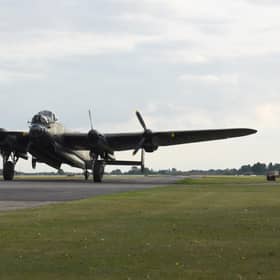 The Lancaster Bomber at RAF Coningsby. Photo: D.R.Dawson Photography
