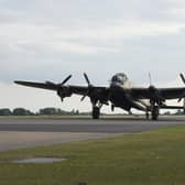 The Lancaster Bomber at RAF Coningsby. Photo: D.R.Dawson Photography