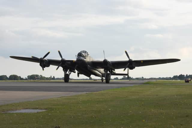 The Lancaster Bomber at RAF Coningsby. Photo: D.R.Dawson Photography