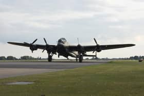 The Lancaster Bomber at RAF Coningsby. Photo: D.R.Dawson Photography