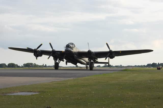 The Lancaster Bomber at RAF Coningsby. Photo: D.R.Dawson Photography