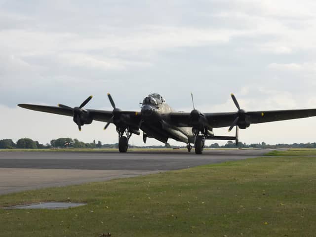 The Lancaster Bomber at RAF Coningsby. Photo: D.R.Dawson Photography