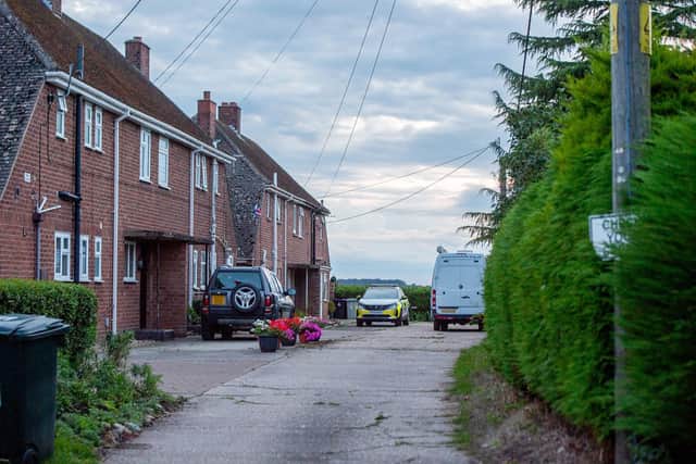 A woman in her 70s has been found with dead with suspected stab wounds in  Kirk Close, West Ashby.