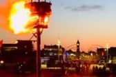 The beacon blazing on the Skegness horizon.