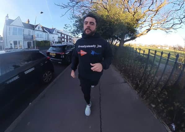 Joe Ramsden, from Woodhall Spa, is running the London Marathon on Sunday after being diagnosed with Multiple Sclerosis.