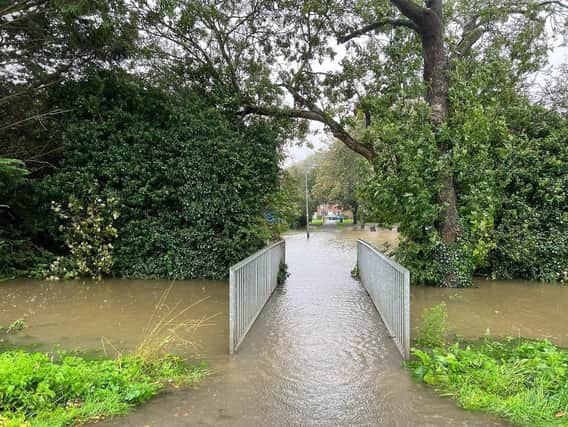 Flooding in Horncastle. Image: Nigel Wass