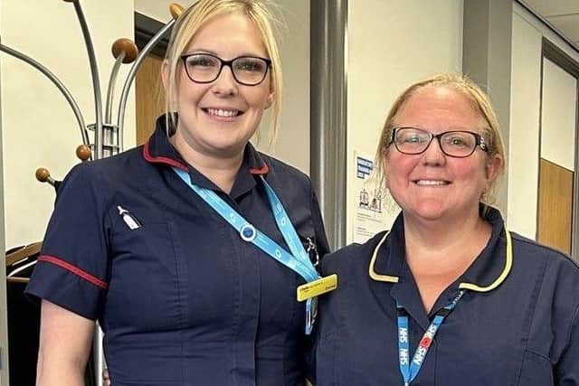 Lianne Clee and Donna Eaton. Photo: ULHC