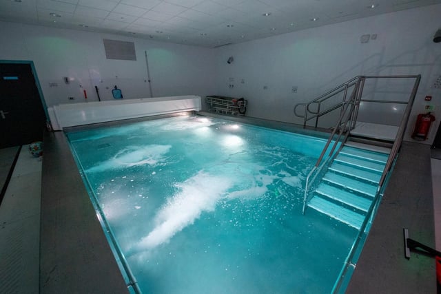 The school's hydrotherapy pool.