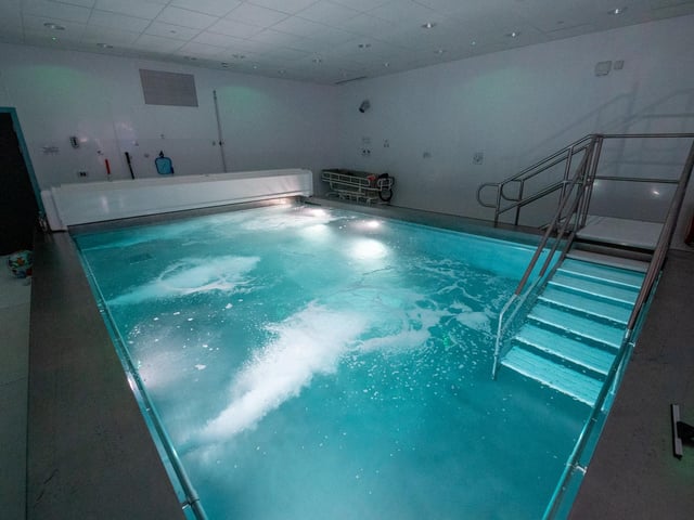 The school's hydrotherapy pool.
