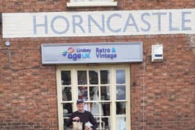 Volunteer Ray Parsons outside the Horncastle Age UK branch.
