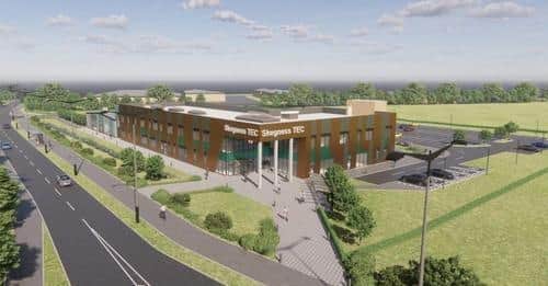 Impression of how the college will look.