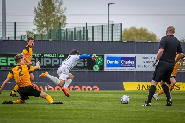 Boston United U19s v Stockport County U19s.