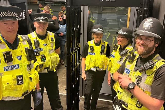 The knife arch was a new initiative in pubs and clubs.
