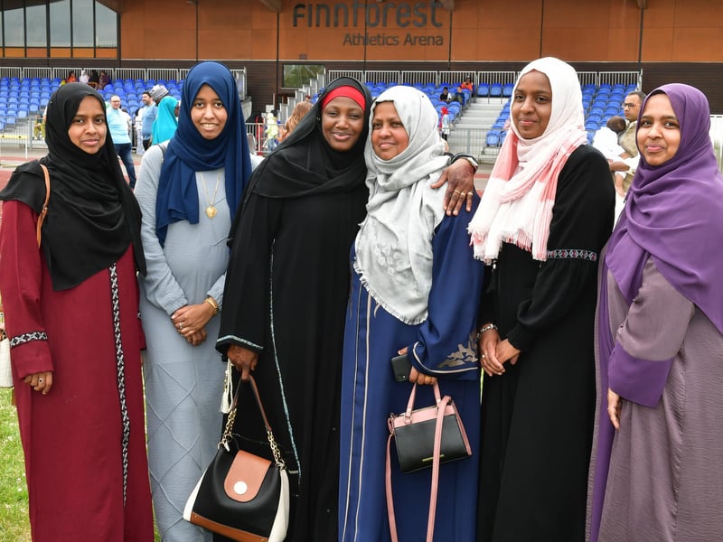 Another group taking part in the celebrations.