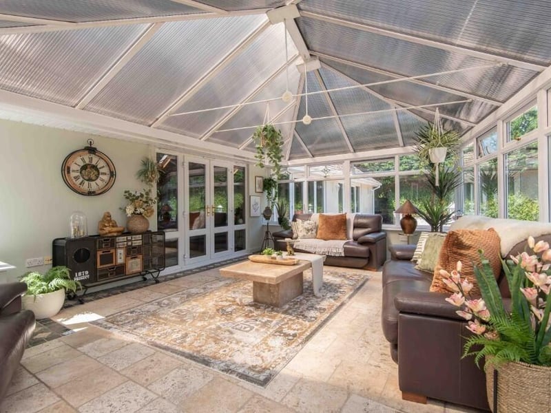 The conservatory.