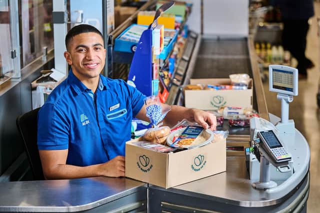 Aldi shoppers in the East Midlands have helped to save more than one million Aldi Surprise Bags through the supermarket’s partnership with Too Good To Go.
