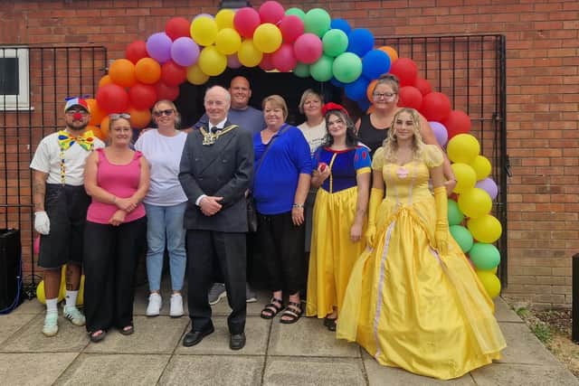 The Mayor of Boston Coun Jonathan Noble at the gala day at Fenside Community Centre.