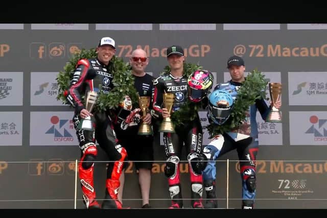 Hickman, Todd and Kostamo on the podium.