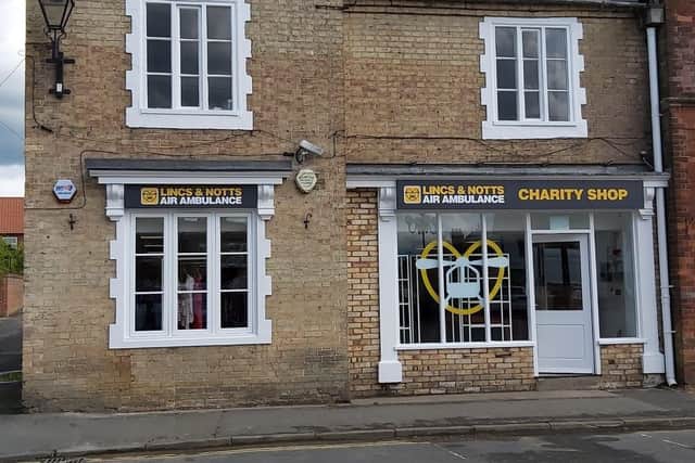 Lincs and Notts Air Ambulance has opened a new charity shop in Wragby.