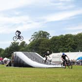 Savage Skills Cycle Display Team wowing the visitors to Spilsby Show.