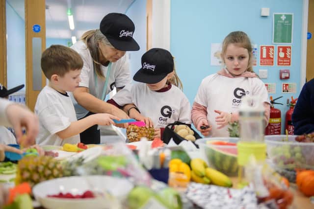 Children enjoying summer activities
