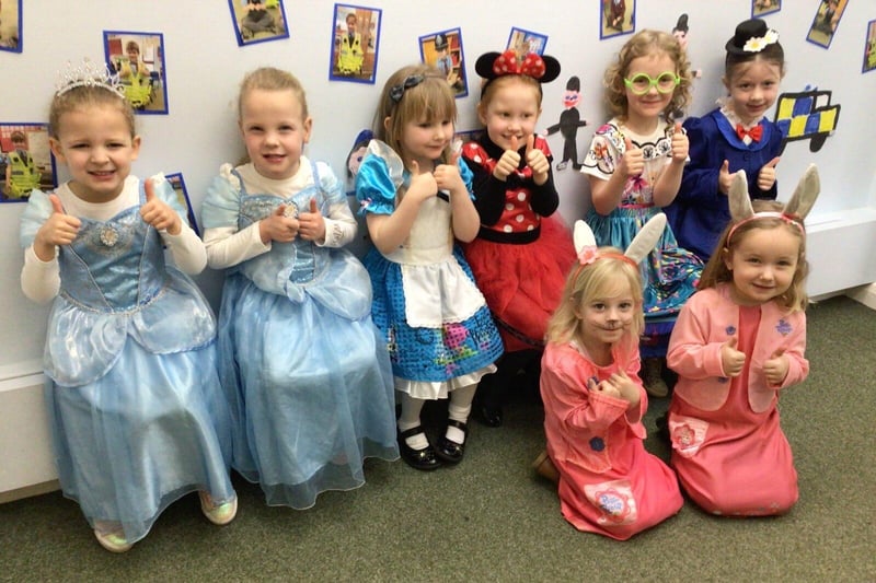 All dressed up in one of William Alvey School's Reception classes.