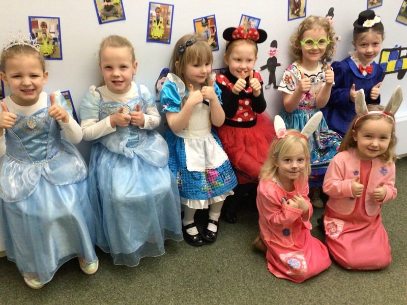 All dressed up in one of William Alvey School's Reception classes.