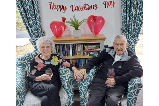 Mr and Mrs Kisby have been together for 72 years.