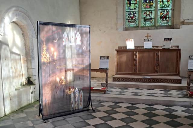 The Bats in Churches On a Wing and a Prayer installation.