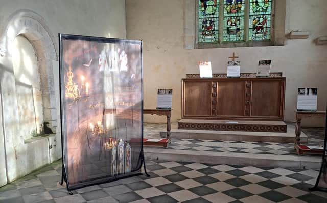 The Bats in Churches On a Wing and a Prayer installation.