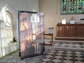The Bats in Churches On a Wing and a Prayer installation.