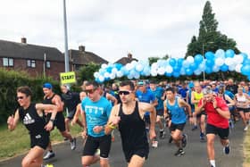 The start of the Yardborough parkrun event for the NHS.