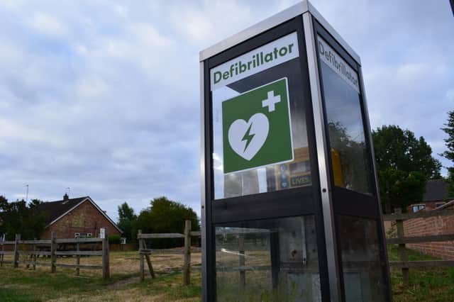 The AED in Willingham Road