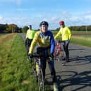 David Jacklin. Trevor Halstead and Barry Markham head out of Scotter on Susworth Road.