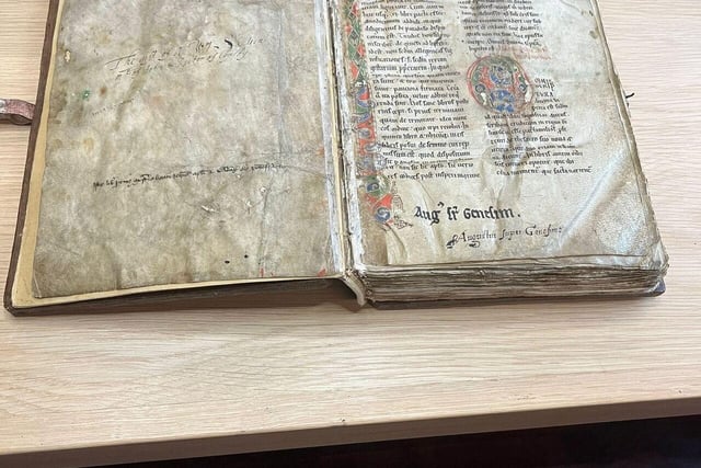 The oldest book in the collection.