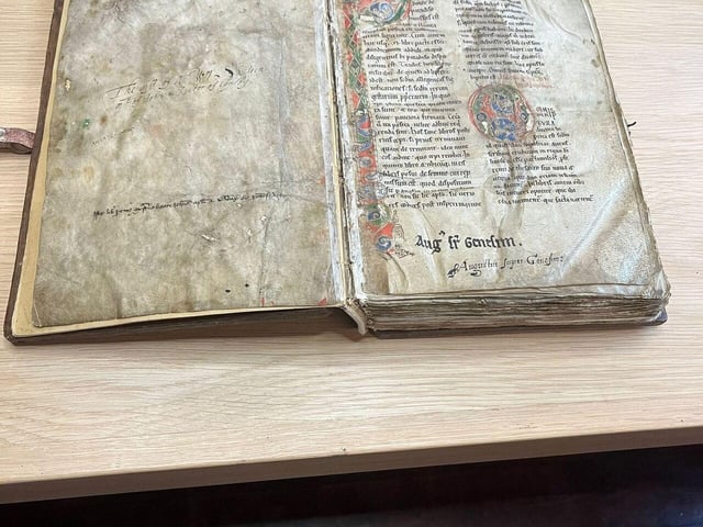 The oldest book in the collection.