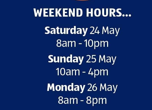 Bank Holiday Hours