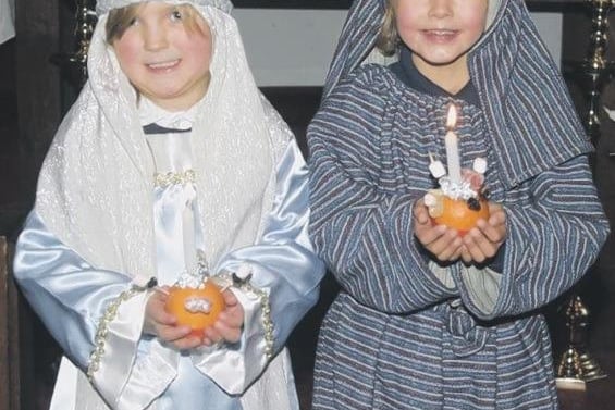 The Christingle service of St Helena’s Primary School, Willoughby, in 2013.