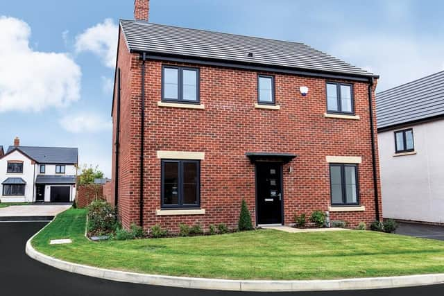 One of the houses on the Ingleby View development