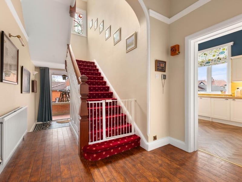 The entrance hall.