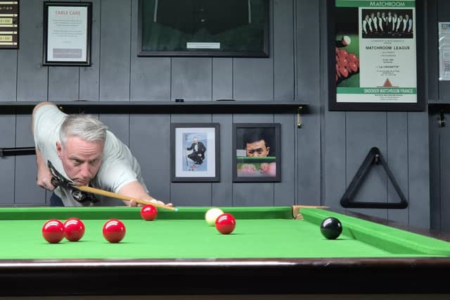 Craig Shaw - ran in a 33 break playing for Tipfix Cue Services against higher opposition.