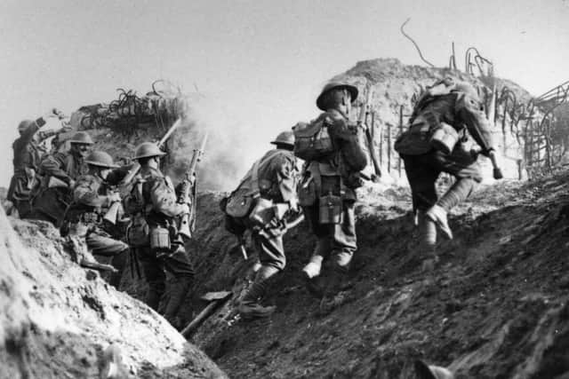British soldiers in the trenches during World War One. Image for illustration only. (Photo by Hulton Archive/Getty Images)