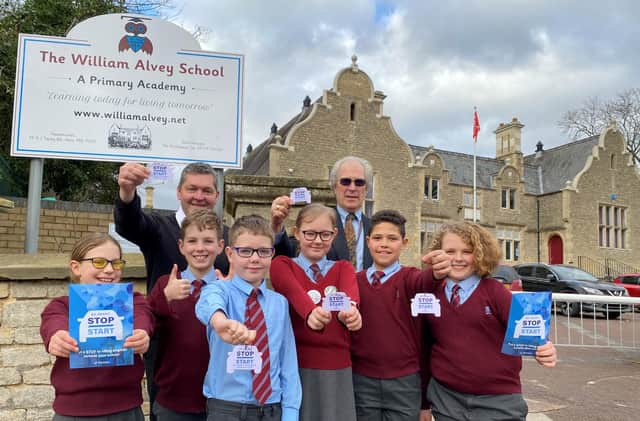 ​Head Stephen Tapley (left) and Coun Mervyn Head launch the campaign.