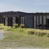 An artist's impression of the forthcoming facilities at RSPB Frampton Marsh.