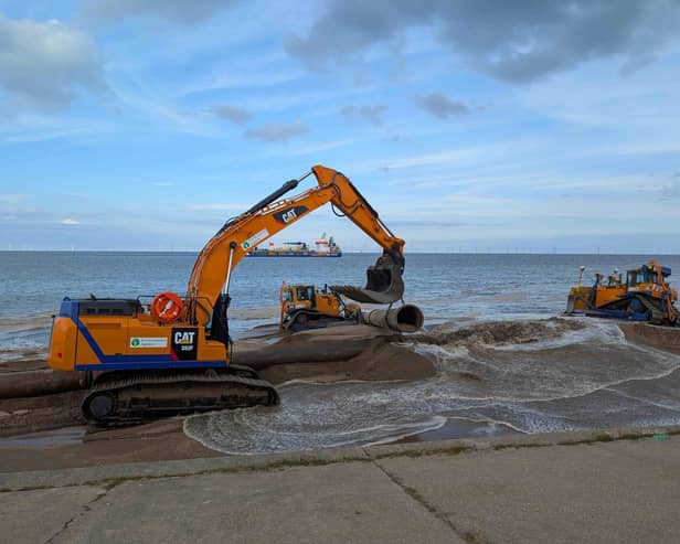 Tens of thousands of homes, 24,500 caravans, and 35,000 hectares of farmland are protected through annual beach renourishment.