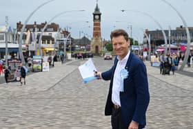 Boston and Skegness MP Richard Tice says he has returned to his new constituency  to get down to business and he's 'not mucking about'.